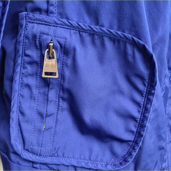 Per Se Women's Navy Blue Zip Up Jacket Size 12 New Without Tags - Picture 5 of 6